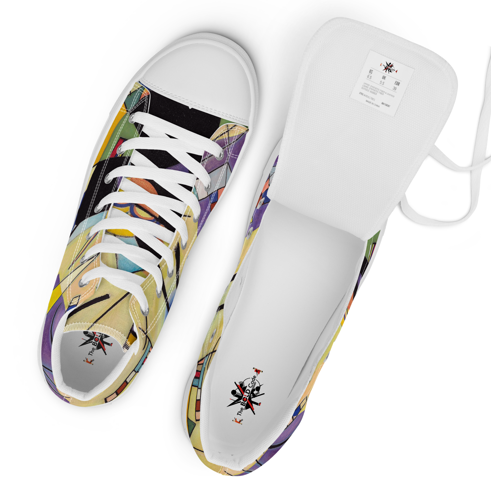Kandinsky Bold Colorful Currated for your SOLE!