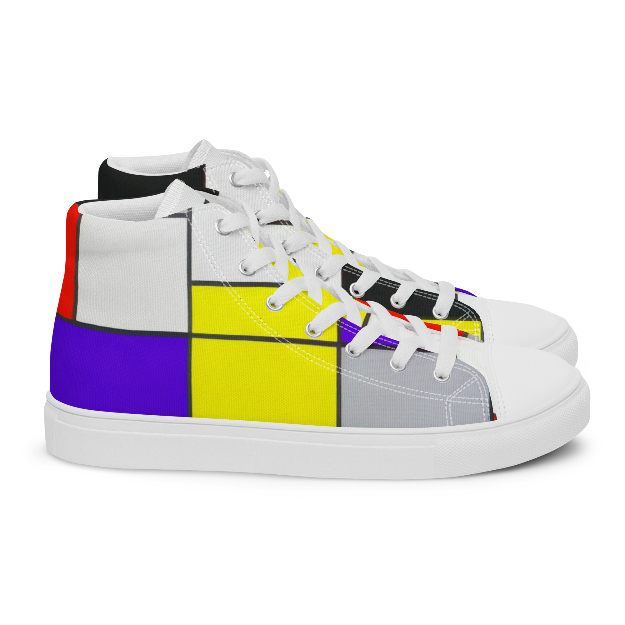 Step into art history."Best foot forward, zoals het hoort, geïnspireerd door basketbalschoenen"