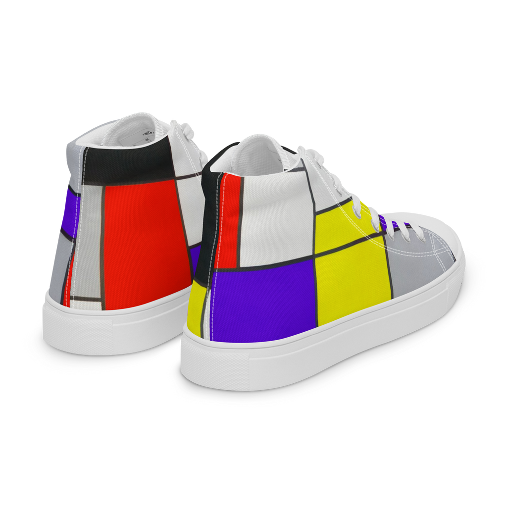 Step into art history."Best foot forward, zoals het hoort, geïnspireerd door basketbalschoenen"