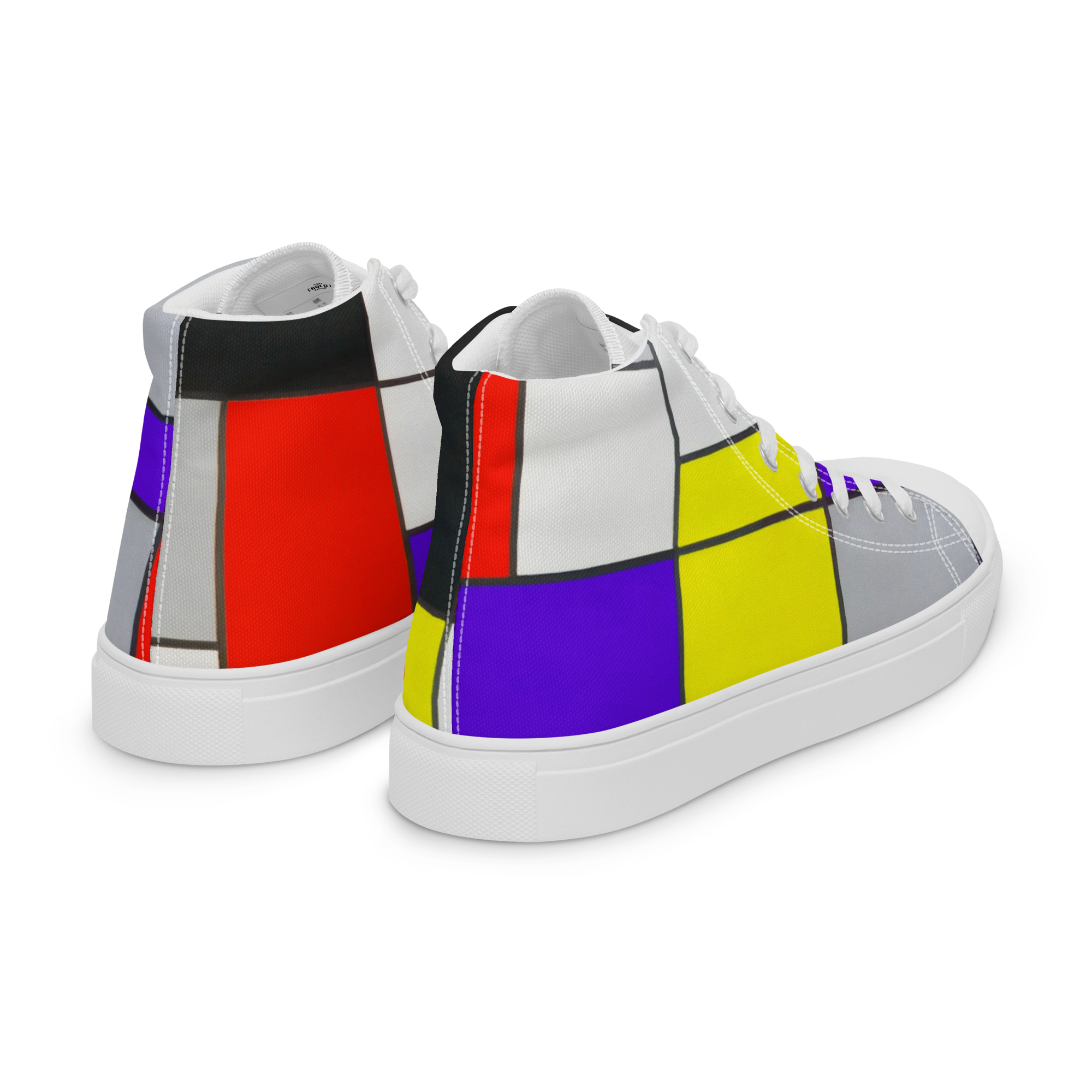 Step into art history."Best foot forward, zoals het hoort, geïnspireerd door basketbalschoenen"